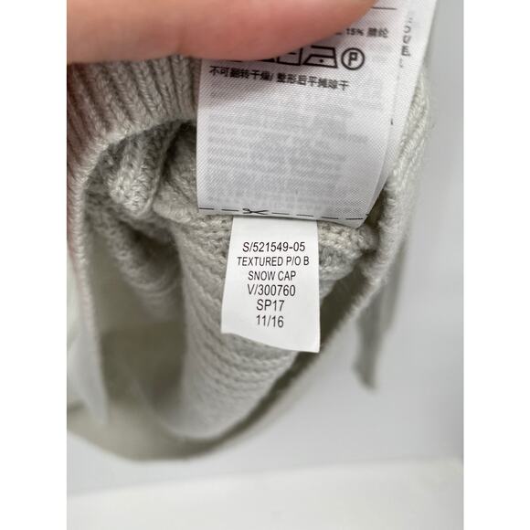 GAP Scoop Neck Tan Long Sleeve Pullover Hi-low Sweater Size Small - Picture 6 of 9